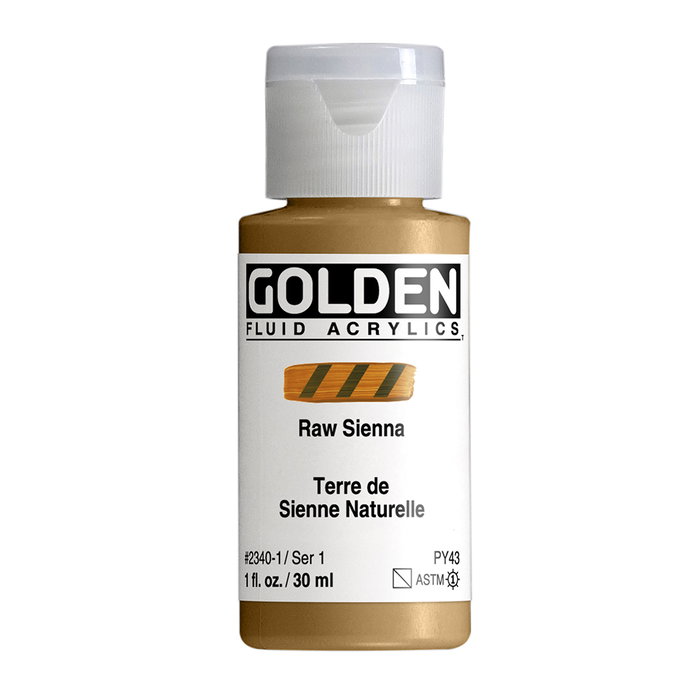 Golden Fluid Acrylics Terre Sienne Naturelle 30 ml Golden Fluid Acrylics Terre Sienne Naturelle 30 ml