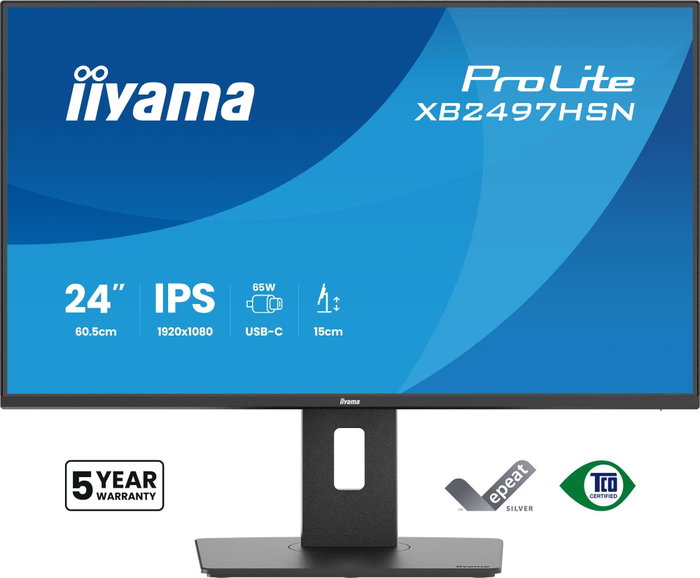 iiyama XB2497HSN-B1 Noir 60,5 cm (23,8 pouces) Moniteur Standard