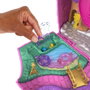 Mattel - Polly Pocket - Coffre Unicornio Partyland - Ensemble de jeu avec 2 poupées, 25 accessoires et surprises - Pour enfants dès 4 ans