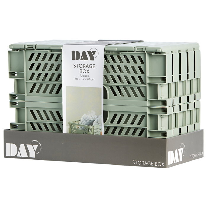 Day Boîte de rangement pliable 50x33 Moss Green
