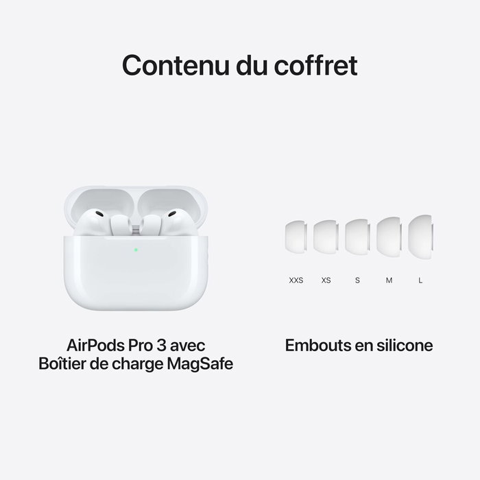 Apple AirPods Pro 3 Blanc Apple AirPods Pro 3 Blanc