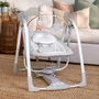 Ingenuity Balancelle Portable Cozy Spot avec Arc d'Activités en Bois Amovible