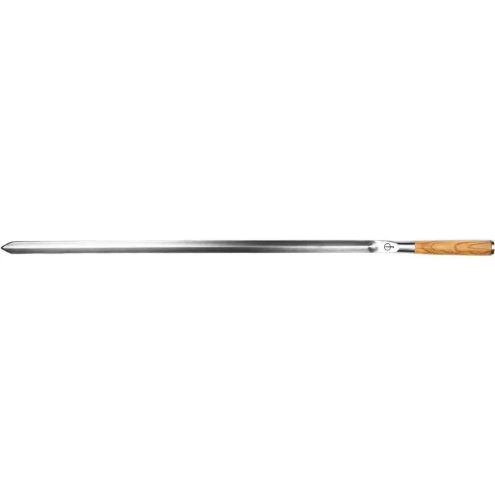 Forged Brochette Barbecue Churrasco Forme V 70 cm en Acier Inoxydable