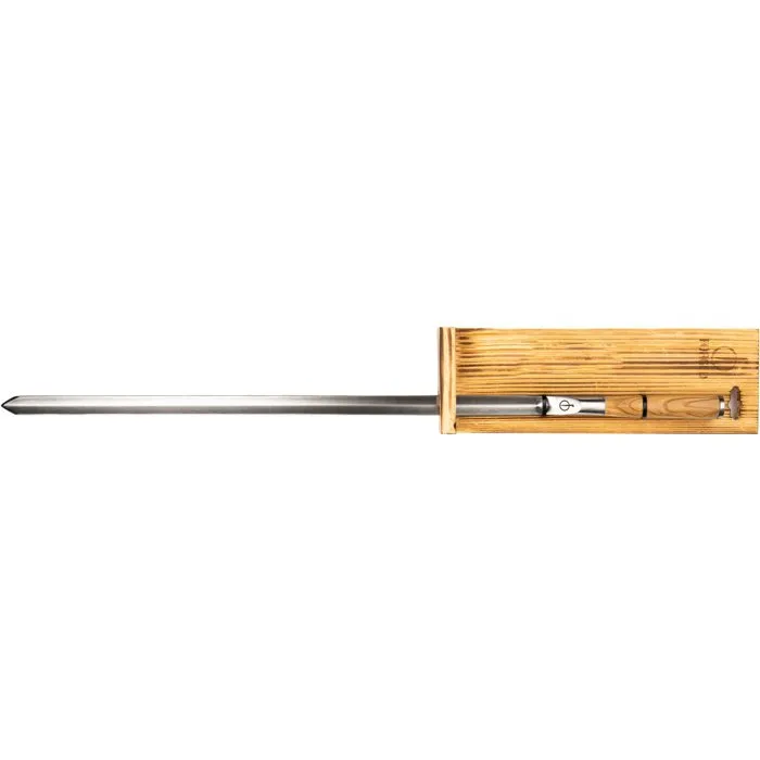 Forged Brochette Barbecue Churrasco Forme V 70 cm en Acier Inoxydable