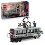 LEGO 76321 Marvel Jouet de Construction - Scène du Train avec Spider-Man et Docteur Octopus, Set de 393 Pièces