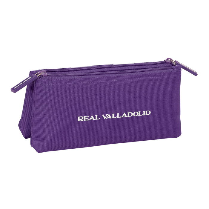 Nécessaire de Voyage Real Valladolid C.F. Blanc Violet Sportif 22 x 10 x 8 cm