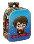 Safta Mochila guarderia 3D - Sac à dos Harry Potter 3D avec poche réseau - 22x27x10 cm - Recommandé à partir de 3 ans
