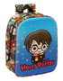 Safta Mochila guarderia 3D - Sac à dos Harry Potter 3D avec poche réseau - 22x27x10 cm - Recommandé à partir de 3 ans