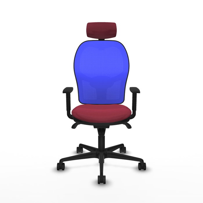 Chaise de Bureau avec Appui-tête Piqueras y Crespo 1D036N2 Bordeaux