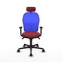 Chaise de Bureau avec Appui-tête Piqueras y Crespo 1D036N2 Bordeaux