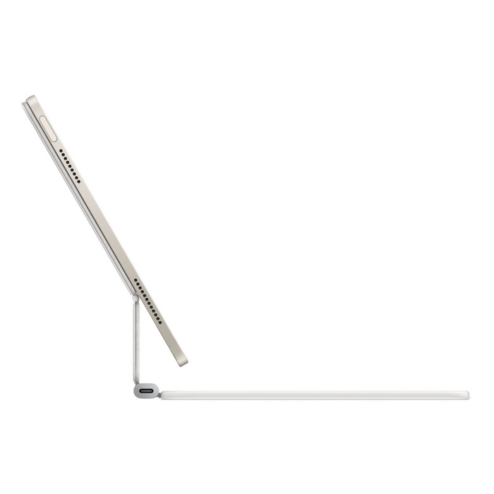 Apple Magic Keyboard avec étui pour iPad Air 11 pouces - Clavier AZERTY allemand - Argent - Réf. MDFV4D/A