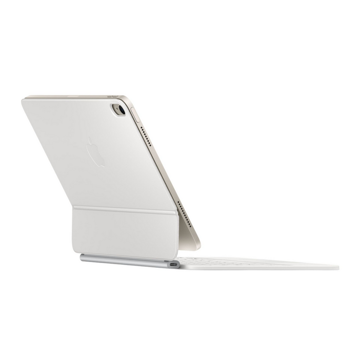 Apple Magic Keyboard avec étui pour iPad Air 11 pouces - Clavier AZERTY allemand - Argent - Réf. MDFV4D/A