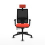 Piqueras y Crespo Chaise de Bureau Horna Traslack Orange Foncé