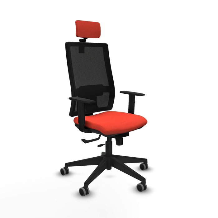 Piqueras y Crespo Chaise de Bureau Horna Traslack Orange Foncé Piqueras y Crespo Chaise de Bureau Horna Traslack Orange Foncé