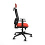 Piqueras y Crespo Chaise de Bureau Horna Traslack Orange Foncé