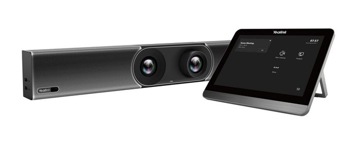 Yealink MeetingBar A30 - Barre de collaboration vidéo tout-en-un certifiée Teams & Zoom - Caméra 8MP grand angle 120°, AI, micros MEMS, Android 9.0, Wi-Fi, Bluetooth, HDMI Yealink MeetingBar A30 - Barre de collaboration vidéo tout-en-un certifiée Teams & Zoom - Caméra 8MP grand angle 120°, AI, micros MEMS, Android 9.0, Wi-Fi, Bluetooth, HDMI