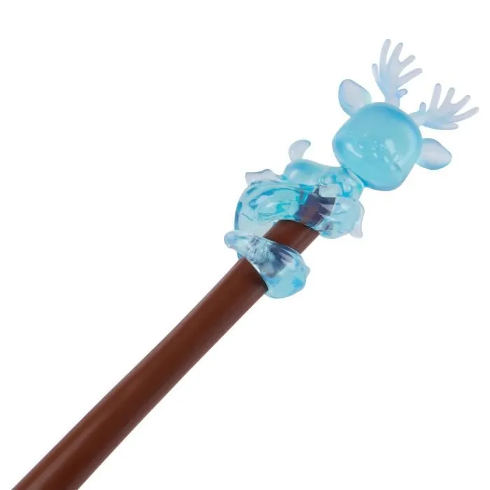 Spin Master Harry Potter Wizarding World Baguette Magique Interactive Lumos avec Projection de Patronus (environ 20 cm) – Blister
