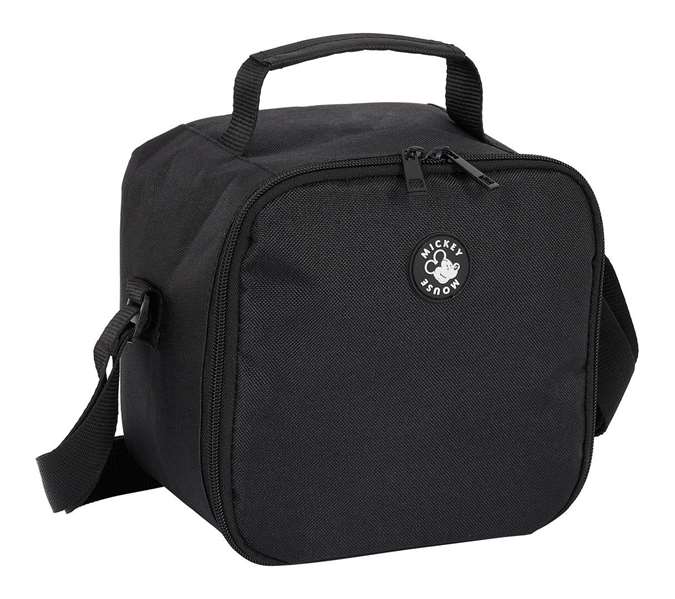 Safta Glacière Isotherme Mickey Mouse Noir, Dimensions 20x20x15 cm, Recommandé à 3 ans