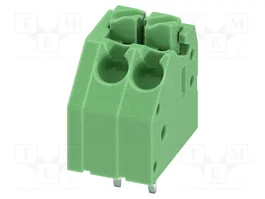 PHOENIX CONTACT Connecteur barre de serrage pour PCB PTSA 1,5/ 2-3,5-F, 2 broches, 8A, 250V, vert
