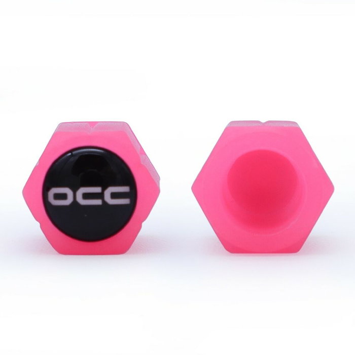Occ Sport Bouchons de valve LED Rose