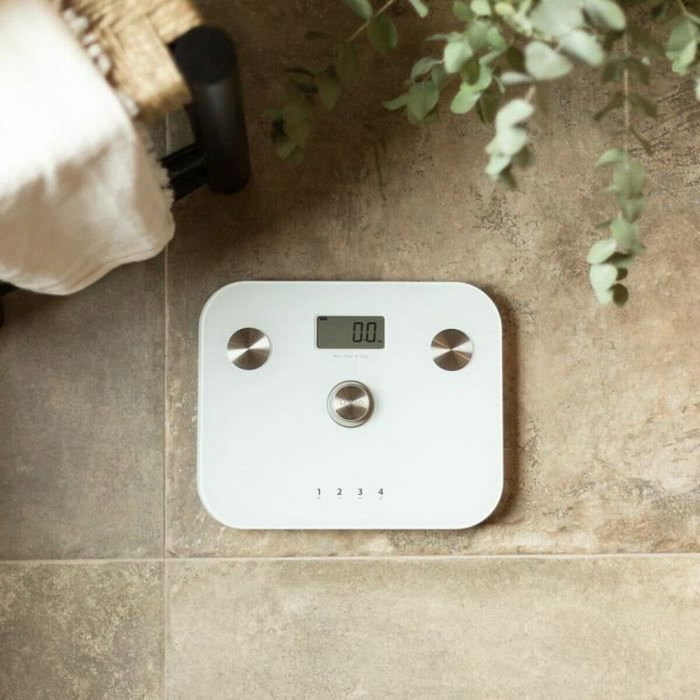 Livoo DOM465W Balance Numérique de Salle de Bain Blanche 150 kg