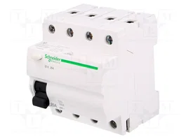 SCHNEIDER ELECTRIC ACTI9 RCD Interrupteur différentiel 4 pôles 25A 30mA