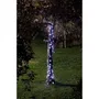 Smart Garden - Guirlande solaire extérieure Luciole, 100 LEDs blanc froid, 11.9 mètres, métal, éclairage automatique pour jardin et pergola