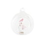 Décorations de Noël DKD Home Decor Verre Résine (7 x 6 x 8 cm) (4 Unités)