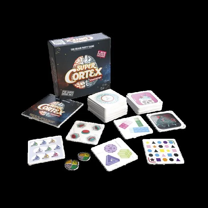 Asmodee Cortex Super Cortex ML - Jeu de cartes d'ambiance et de mémoire rapide en français
