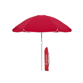 Marbueno Réf 10108R Sombrilla Oxford Aluminium Vert 160 cm avec Housse Jardin Piscine Plage