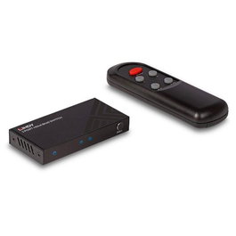 Lindy Switch HDMI 8K60 2 ports - Commutateur HDMI 2 entrées Ultra Haute Vitesse 48G - Support HDR, 8K à 60 Hz, Contrôle par IR