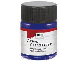 Kreul Peinture acrylique bleu foncé brillante 50ml