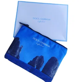 Dolce & Gabbana Pochette en textile Bleu