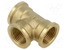 GEBO Connecteur triple joint femelle-femelle-femelle BR
