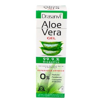 Drasanvi Aloe Vera Gel à l'Huile d'Arbre à Thé 200 ml - Apaisant Peau Irritée Drasanvi Aloe Vera Gel à l'Huile d'Arbre à Thé 200 ml - Apaisant Peau Irritée