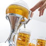 Pack distributeur de bière réfrigérant InnovaGoods et 2 lunettes de soleil enroulables Sunfold Spain Red