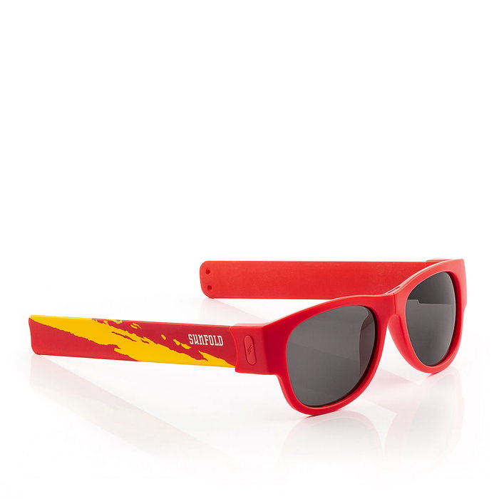 Pack distributeur de bière réfrigérant InnovaGoods et 2 lunettes de soleil enroulables Sunfold Spain Red