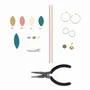 Sycomore - Coffret Atelier de Bijoux en Cuir avec Fermoirs, Chaînes, Anneaux et Outils - Création de Bijoux Personnalisés - À partir de 12 ans