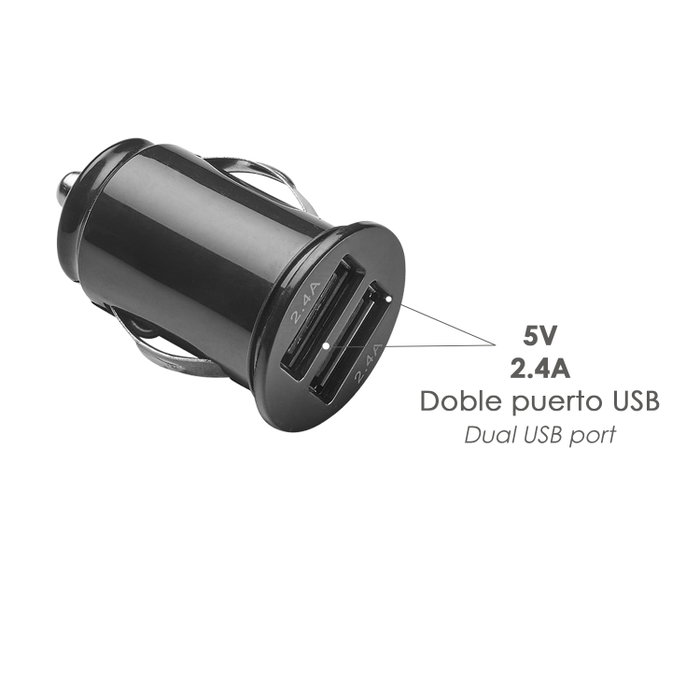 MAURER Chargeur USB pour voiture avec deux ports 2,1 A 5V MAURER Chargeur USB pour voiture avec deux ports 2,1 A 5V