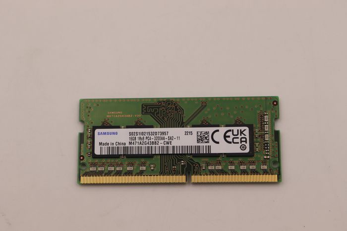 Lenovo - Module Mémoire RAM SO-DIMM DDR4 16 Go 3200 MHz 1.2V - Pour Compatibilité Optimale avec les Systèmes