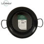 La Dehesa Poêle Creuse Émaillée 24 cm avec 2 Anses Acier Émaillé Noir (Set de 6)