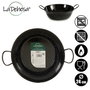 La Dehesa Poêle Creuse Émaillée 24 cm avec 2 Anses Acier Émaillé Noir (Set de 6)