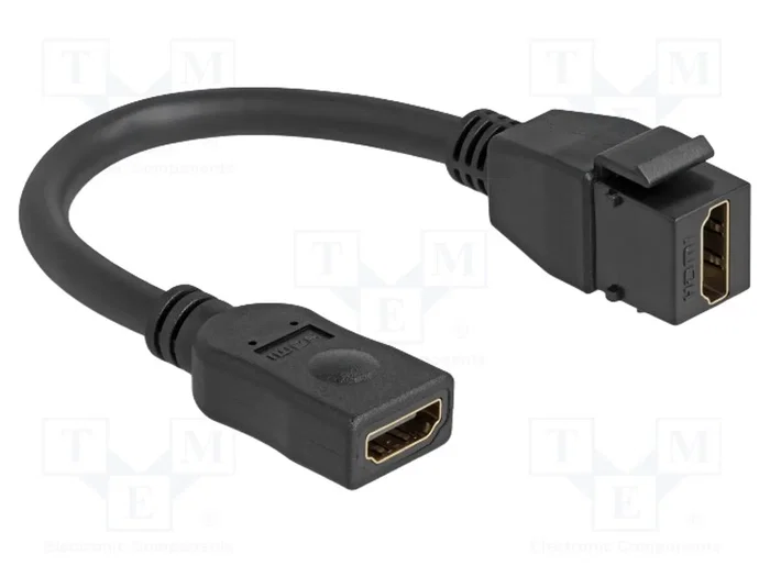 DELOCK Module HDMI Keystone à sertir, 0,2m DELOCK Module HDMI Keystone à sertir, 0,2m