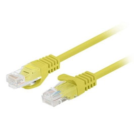 Lanberg Câble Réseau Rigide UTP 6ème Catégorie PCU6-20CC-0300-Y Jaune 3 m