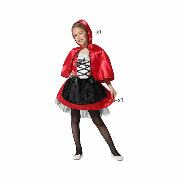 BigBuy Carnival Déguisement Chaperon Rouge Rouge 7-9 Ans BigBuy Carnival Déguisement Chaperon Rouge Rouge 7-9 Ans
