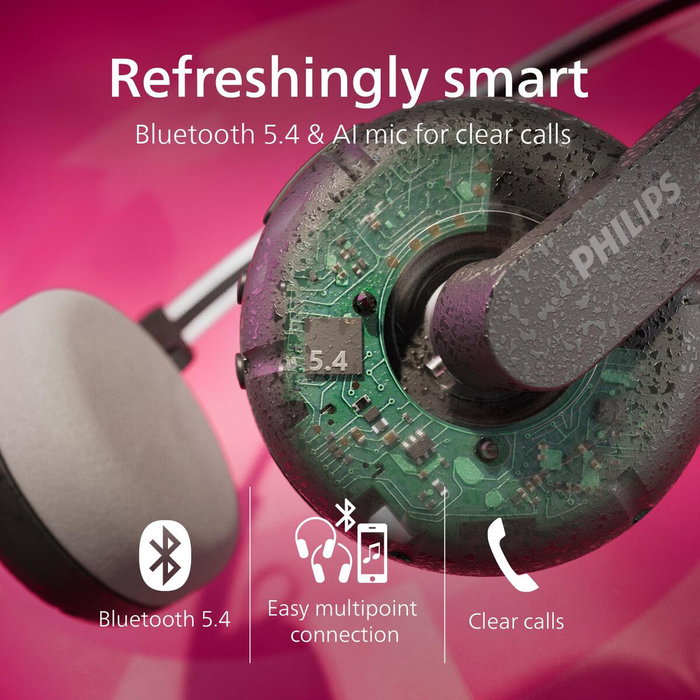 Casque Philips TAH2000BK Noir Casque Philips TAH2000BK Noir