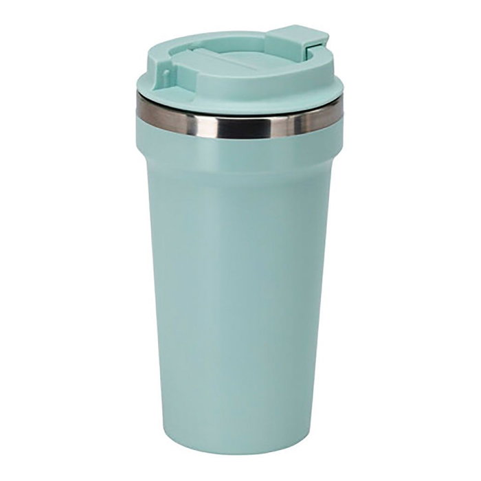 Excellent Houseware Gobelet de voyage en acier inoxydable 500 ml, couleurs assorties