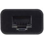 Ewent EW9828 Adaptateur réseau Gigabit USB-C vers RJ45, Plug and Play, 15 cm, Noir