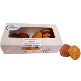 LA CAMPESINA Assortiment de Polvorones Cacao, Amande et Cannelle