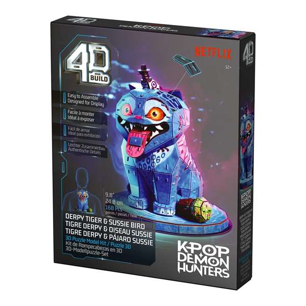Spin Master Derpy & Sussie 4D Build - KPop Demon Hunters - 168 pièces